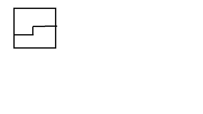 От прямоугольника отрезали квадрат со стороной 3